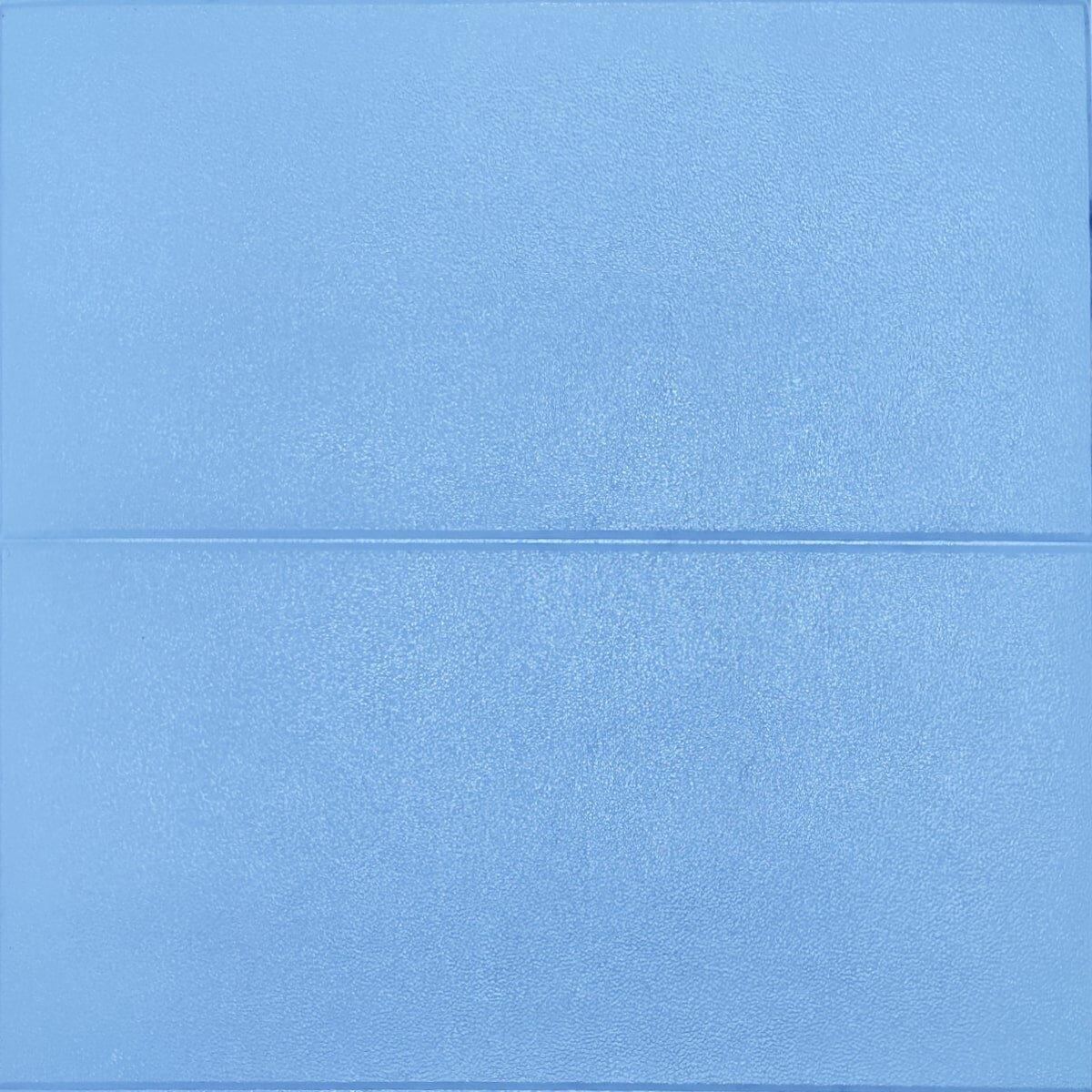 3D-панель самоклеящаяся блоки 700x600x5 мм Голубой (3DPanda-1465)