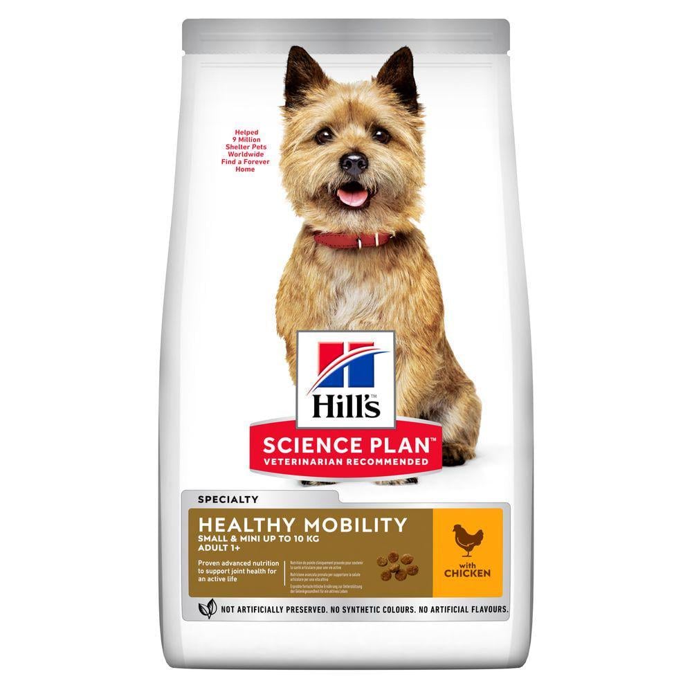 Корм сухий Hill's Science Plan Canine Healthy Mobility Small&Medium Chicken з куркою для собак дрібних та середніх порід 1,5 кг - фото 1