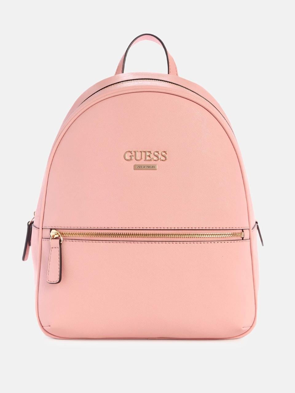 Міський рюкзак жіночий Guess Veeda Logo Backpack Рожевий (78124542176)