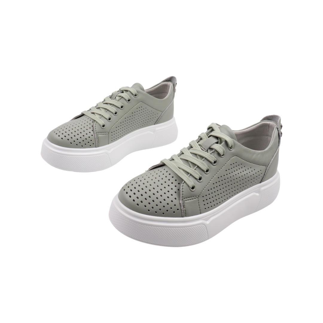 Кеды женские Renzoni из кожи р. 36 Зеленый (743-22LTCP) - фото 5 Кеды женские Renzoni из кожи р. 36 Зеленый (743-22LTCP) - фото 5