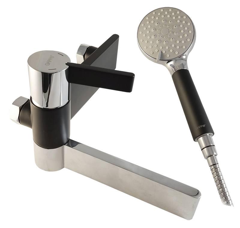 Смеситель для ванны Gappo Atlantic G3281 Черный/Хром (34475)