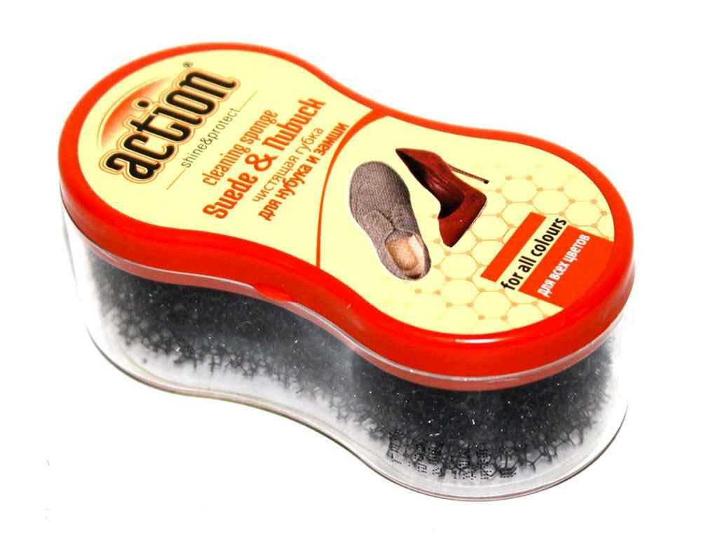 Губка Action для замши и нубука мини для всех цветов (587259)