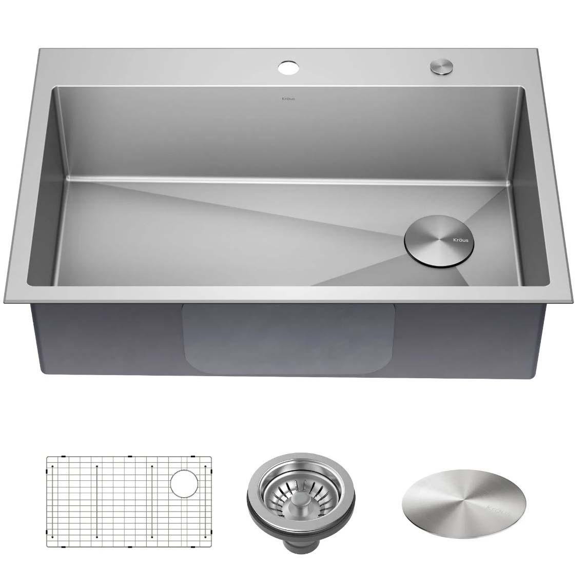 Мойка кухонная KRAUS KHT410-33 (788555)