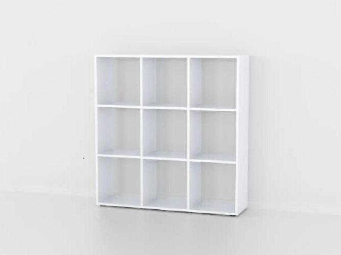 Етажерка для книг і декору на 9 комірок для зонування кімнати Білий (P20) - фото 1 Етажерка для книг і декору на 9 комірок для зонування кімнати Білий (P20) - фото 1