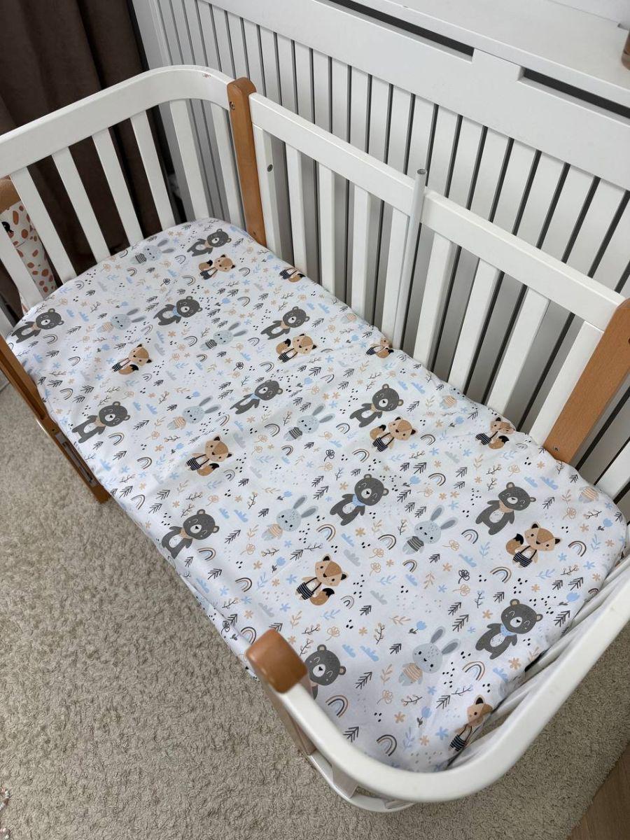 Простирадло дитяче на гумці 120х60 см (7737)