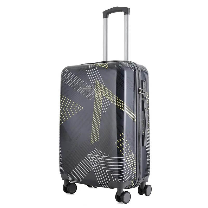 Чемодан SEMI LINE 24" M 67 л Black Pattern (DAS302324)