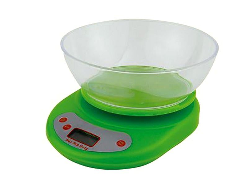Весы электронные BITEK YZ-1811B бытовые с чашей на 5 кг Зеленый (9060)
