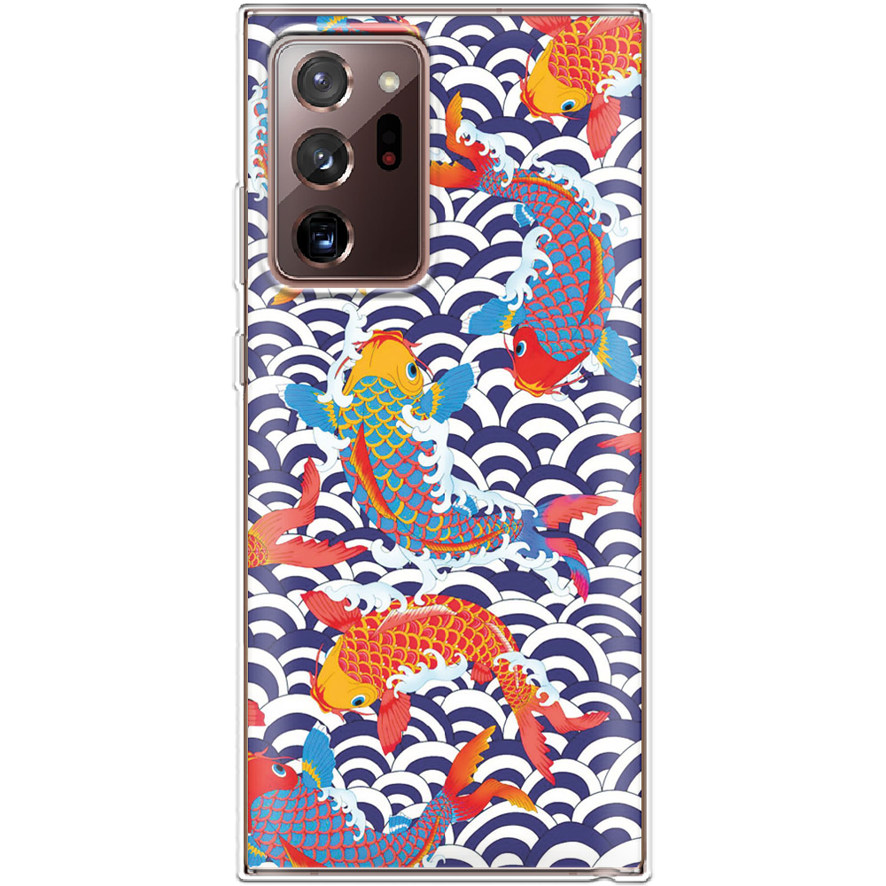 Чохол Boxface Samsung N985 Galaxy Note 20 Ultra Koi Fish Прозорий силікон (40573-up2477-40573)
