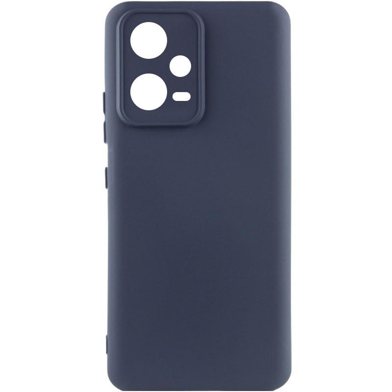 Протиударний чохол Silicone Cover Lakshmi Full Camera (AAA) для Xiaomi Poco X5 5G / Redmi Note 12 5G  ТЕМНО-СИНІЙ / MIDNIGHT BLUE