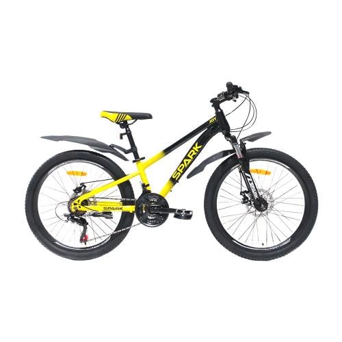 Велосипед Spark JOY колеса 24"/стальная рама 11" Черно-желтый (26351961)