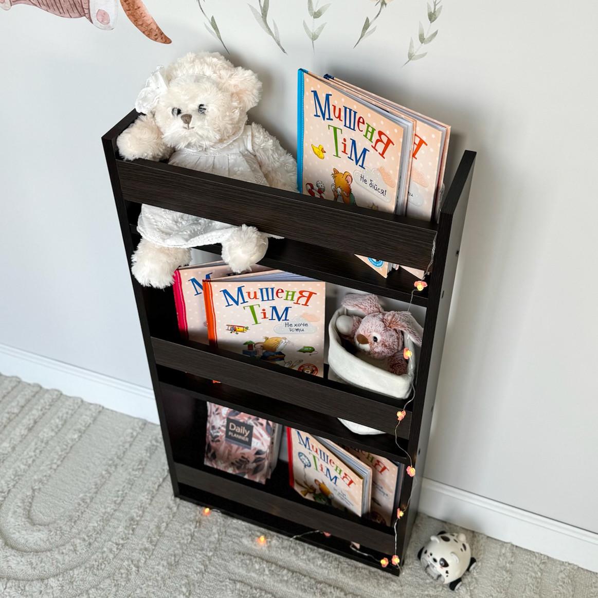 Полка детская навесная из ДСП Венге темный (DP-4V) - фото 7