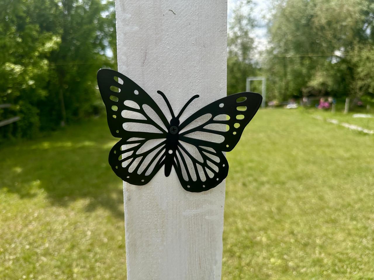 Декор для беседки/сада/двора набор бабочек из металла 4 (DCR080) - фото 3 Декор для беседки/сада/двора набор бабочек из металла 4 (DCR080) - фото 3