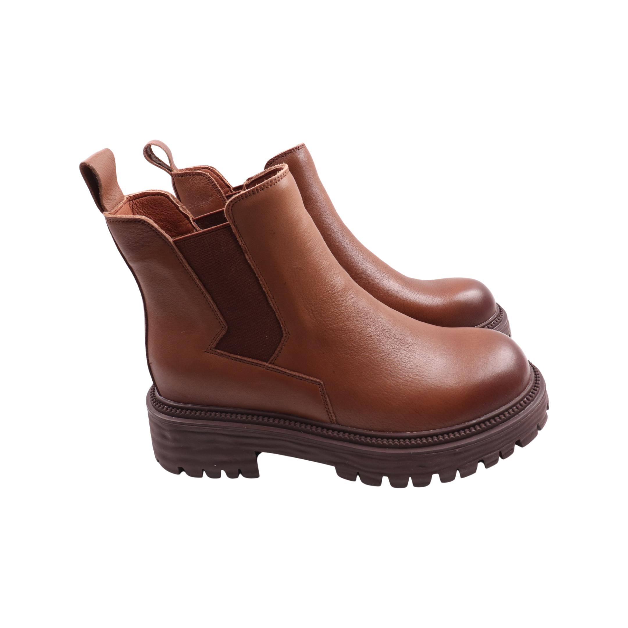 Ботинки женские Melanda натуральная кожа р. 37 Коричневый (132-23DHC)