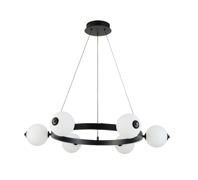 Люстра LED подвесная с пультом Valeso G 2916/6 120W Черный (SP000045635)