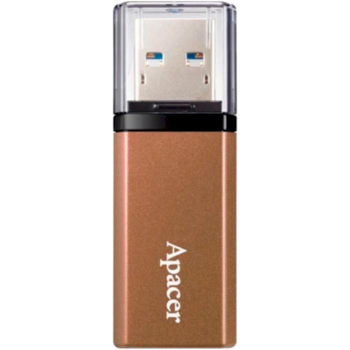 Флеш-накопичувач Flash Apacer із колпачком USB 3.2 Gen1 AH25C 32GB Bronze (AP32GAH25CJ-1)