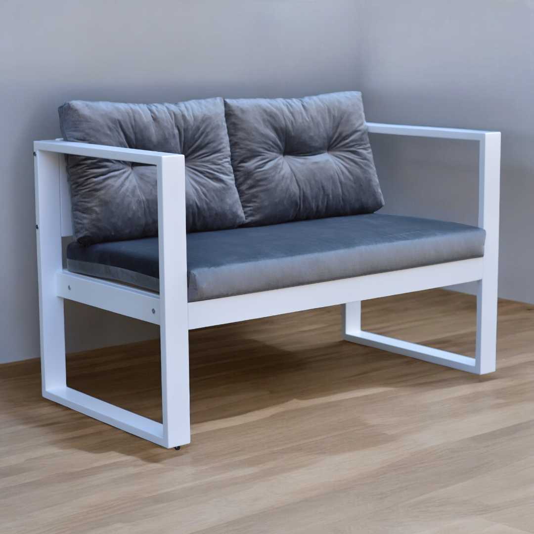 Диван WLS D11 клен в стиле лофт Графитовый (D-11/L/110/1/K/2/01/P) - фото 3