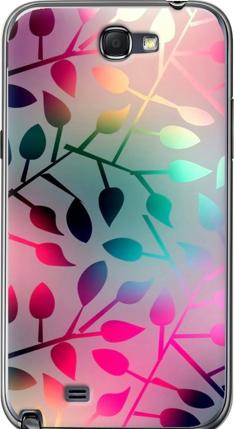 Чехол на Samsung Galaxy Note 2 N7100 Листья (2235u-17-42517)