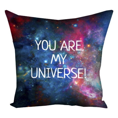 Подушка с принтом You my universe 50x50 см (5P_15L066)