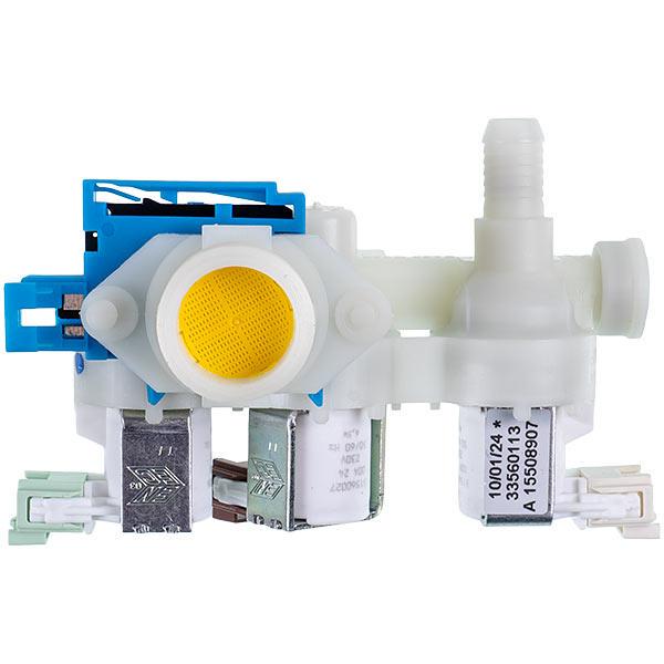 Клапан тройной подачи воды 140155089059 для стиральной машины AEG выход 90° диаметр 11,5 мм - фото 3 Клапан тройной подачи воды 140155089059 для стиральной машины AEG выход 90° диаметр 11,5 мм - фото 3