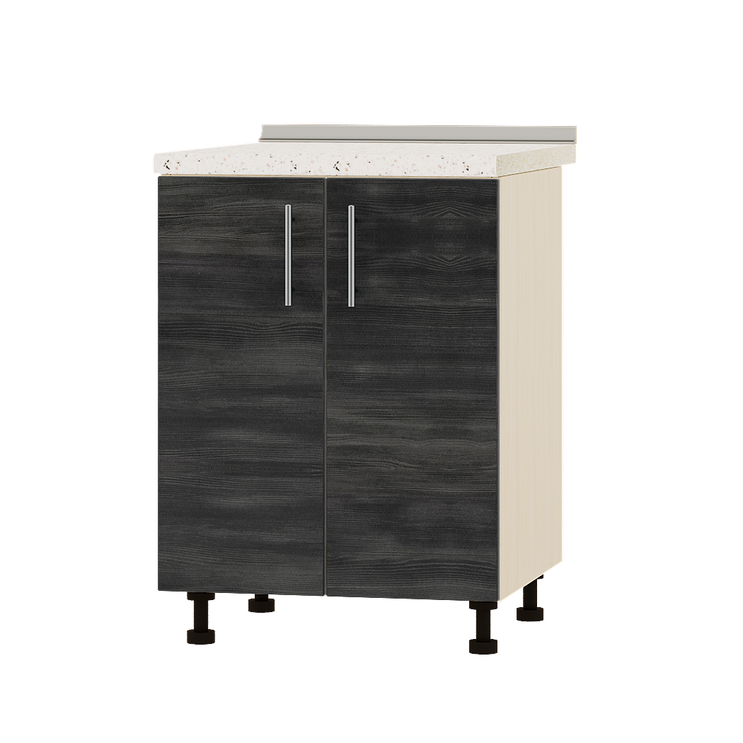 Шкаф нижний Эверест Оптима модуль Низ Н82-600 60х47х85 см Северное дерево темное/Дуб Молочный (04236)