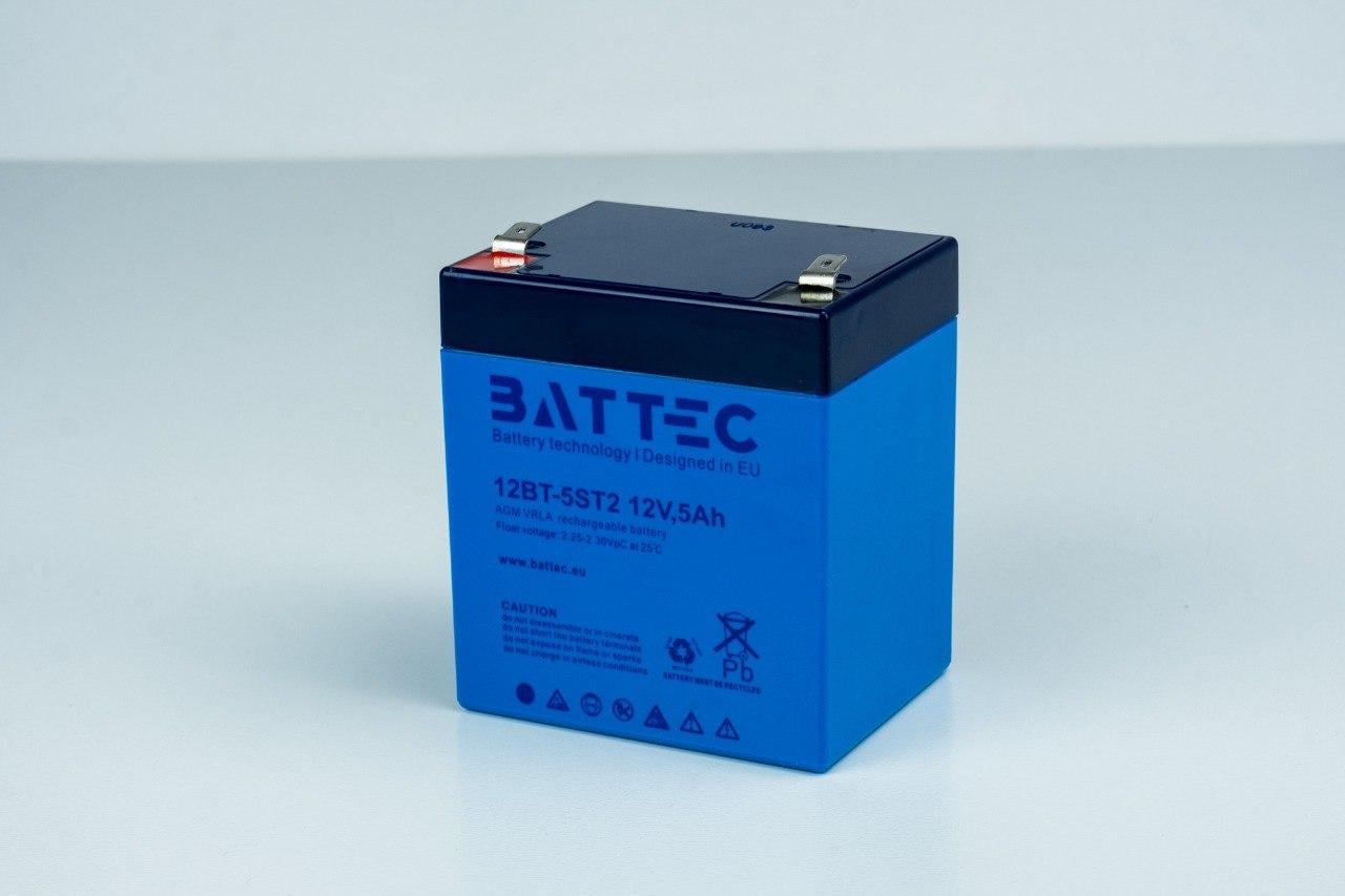 Акумуляторна батарея AGM BATTEC 12BT-5ST2 12V 5Ah