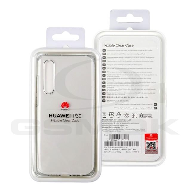 Чехол защитный противоударный Huawei P30 Clear Case