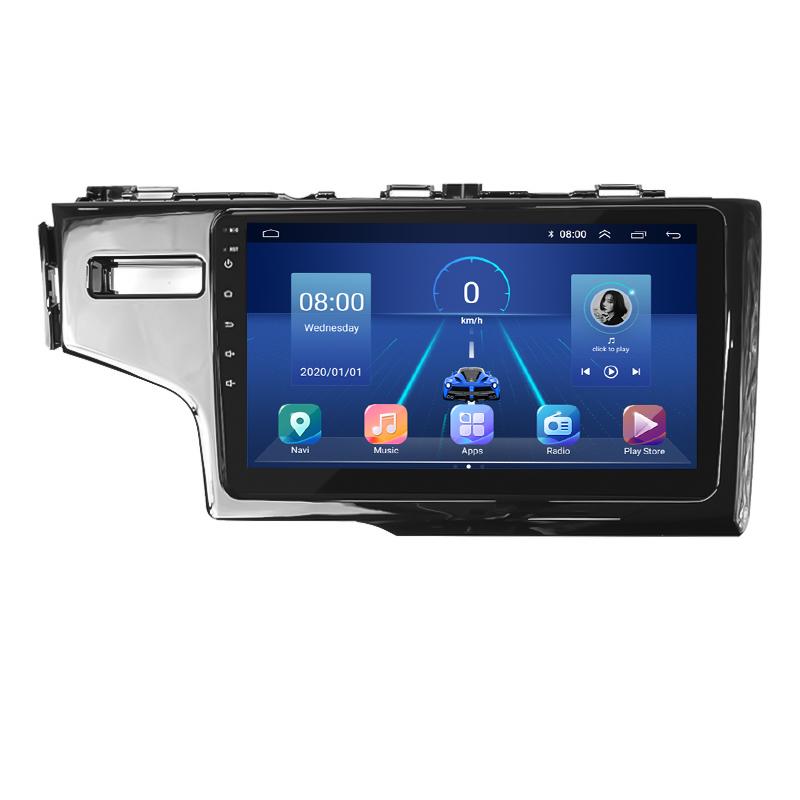 Штатная магнитола 9" Lesko для Honda Fit III Рестайлинг 2017-2020 6/128Gb 4G Wi-Fi GPS Top Хонда