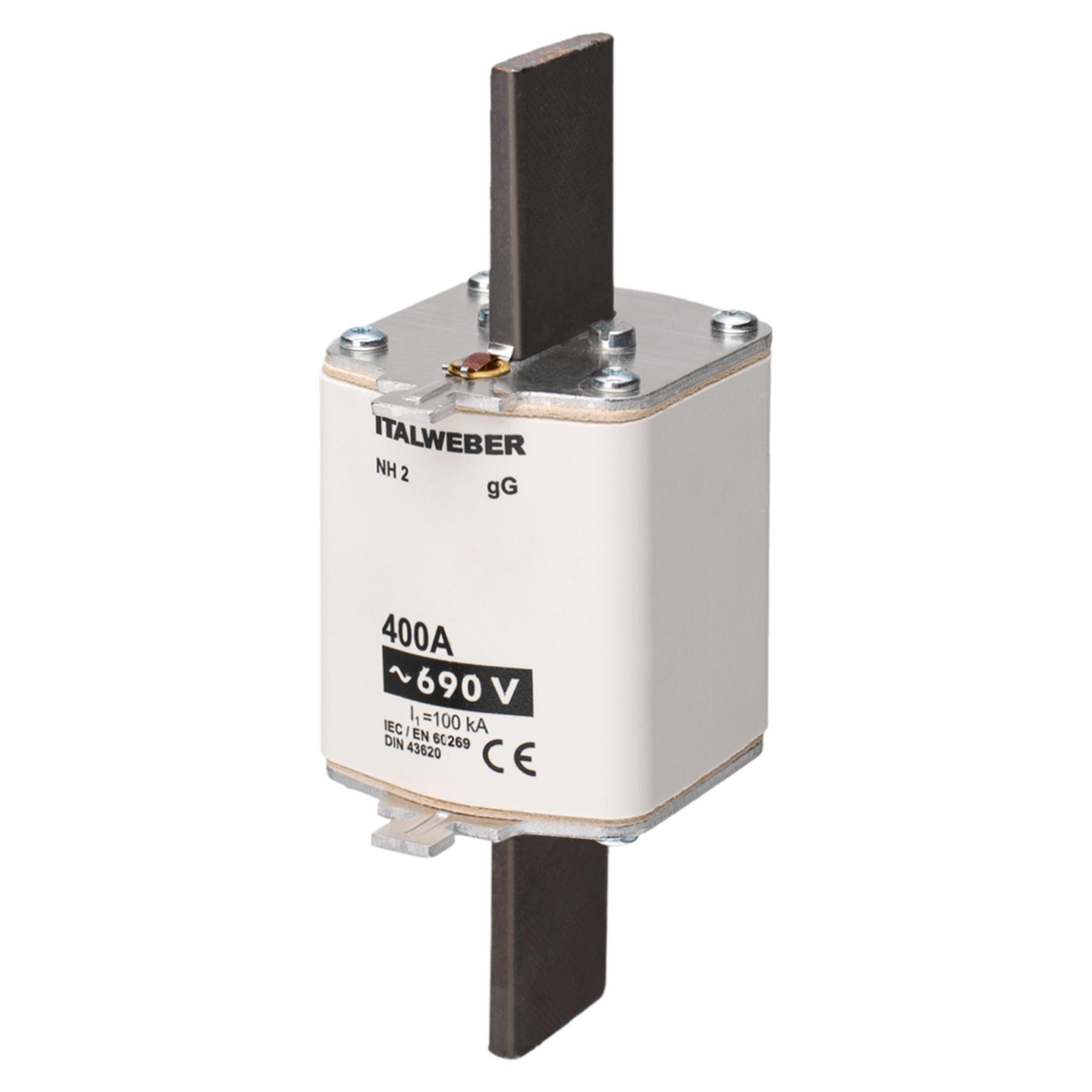 Предохранитель ножевой Italweber gG NH-2 KTF 400A 690 В (1620400)