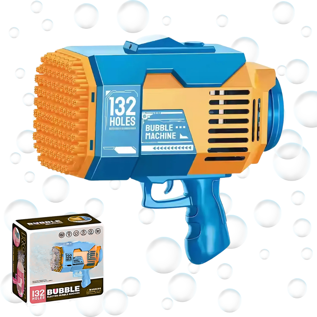 Генератор мыльных пузырей на аккумуляторе для детей Синий - фото 6