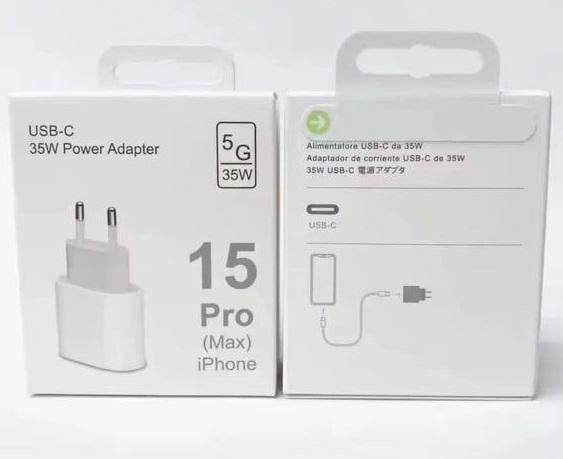 Зарядное устройство для iPhone 15/Pro/Plus/Max USB-C 35W - фото 2