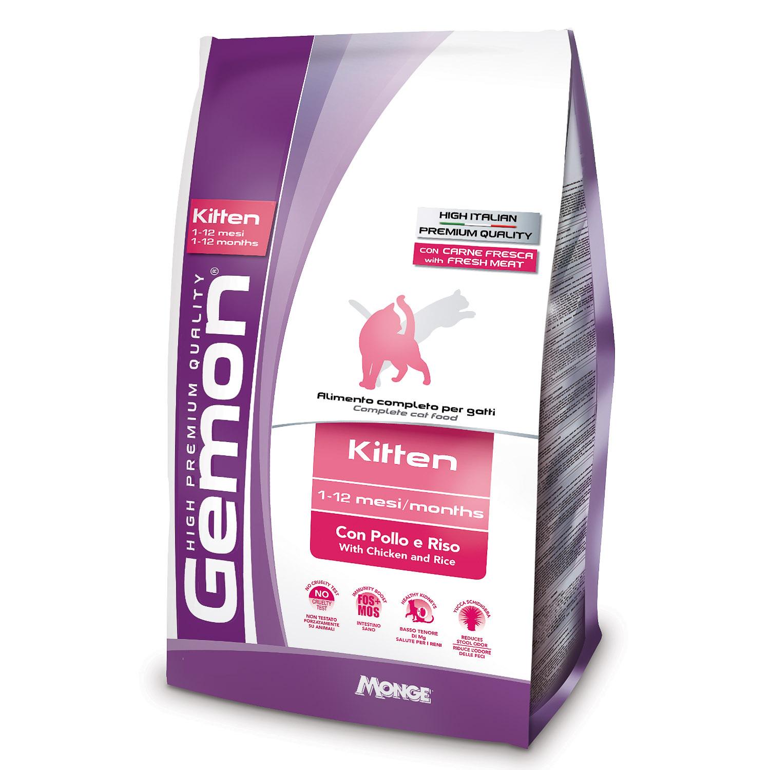 Корм сухой для котят GEMON Cat Kitten Chicken&Rice 1,5 кг (24390057) Корм сухой для котят GEMON Cat Kitten Chicken&Rice 1,5 кг (24390057)