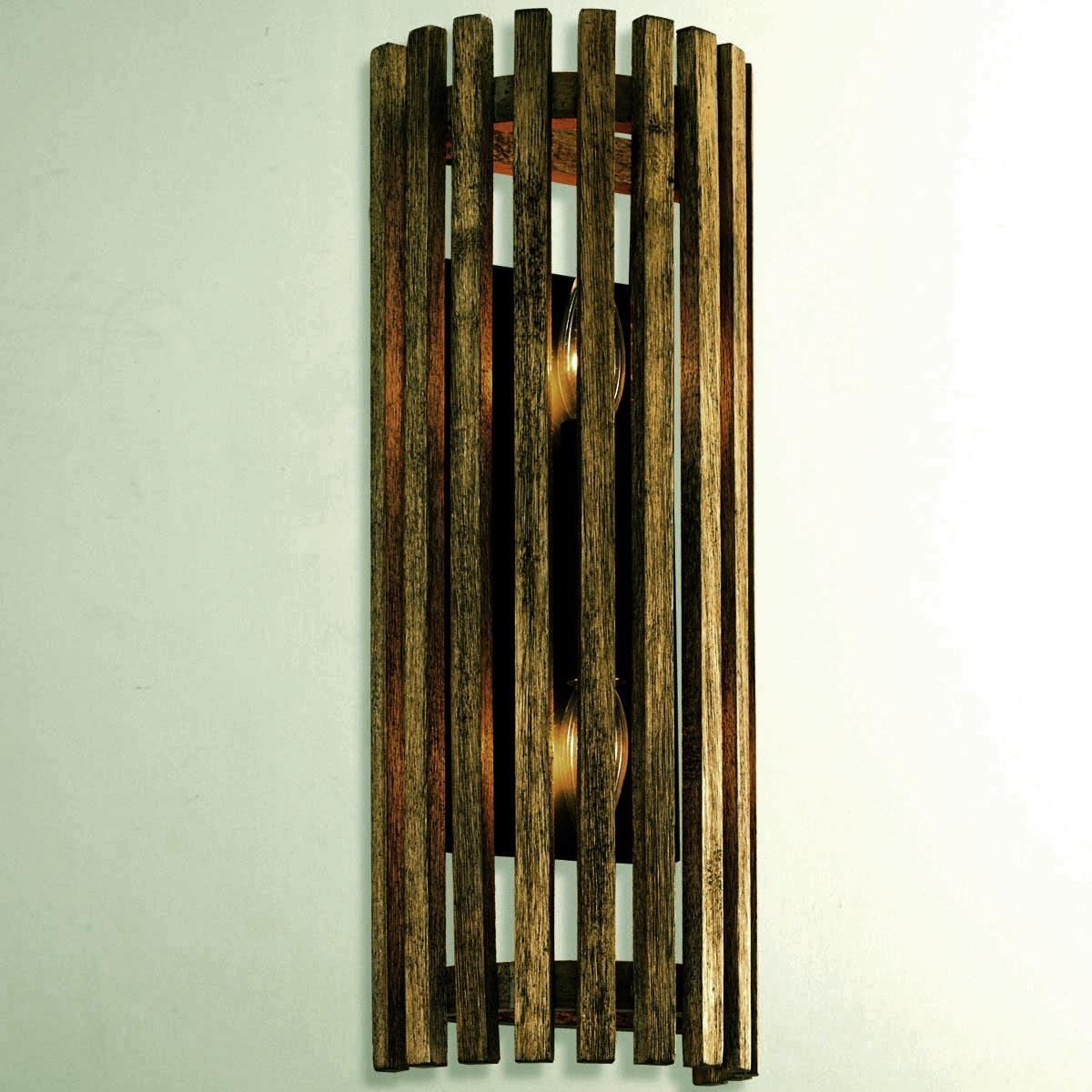 Светильник настенный из дерева Делаплейн Мускат (БРА-006407)