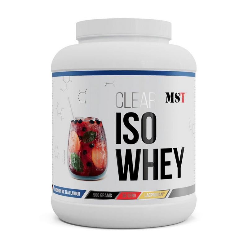 Изолят сывороточный MST Clear Iso Whey 900 г Черничный холодный чай