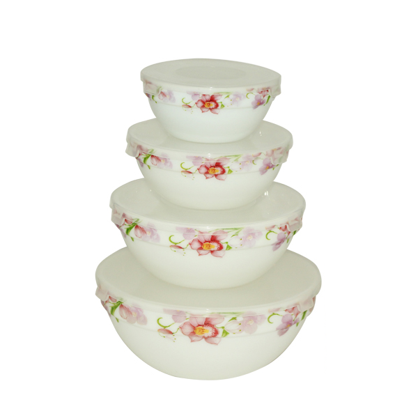 Набор салатников с крышкой SNT Орхидея (MSN-30054-001)