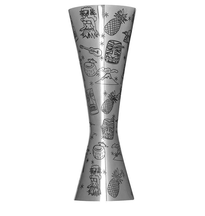 Джигер барный Urban Bar Aero Tiki литой с делениями гравированный 1/2 унции (UB3547) Джигер барный Urban Bar Aero Tiki литой с делениями гравированный 1/2 унции (UB3547)