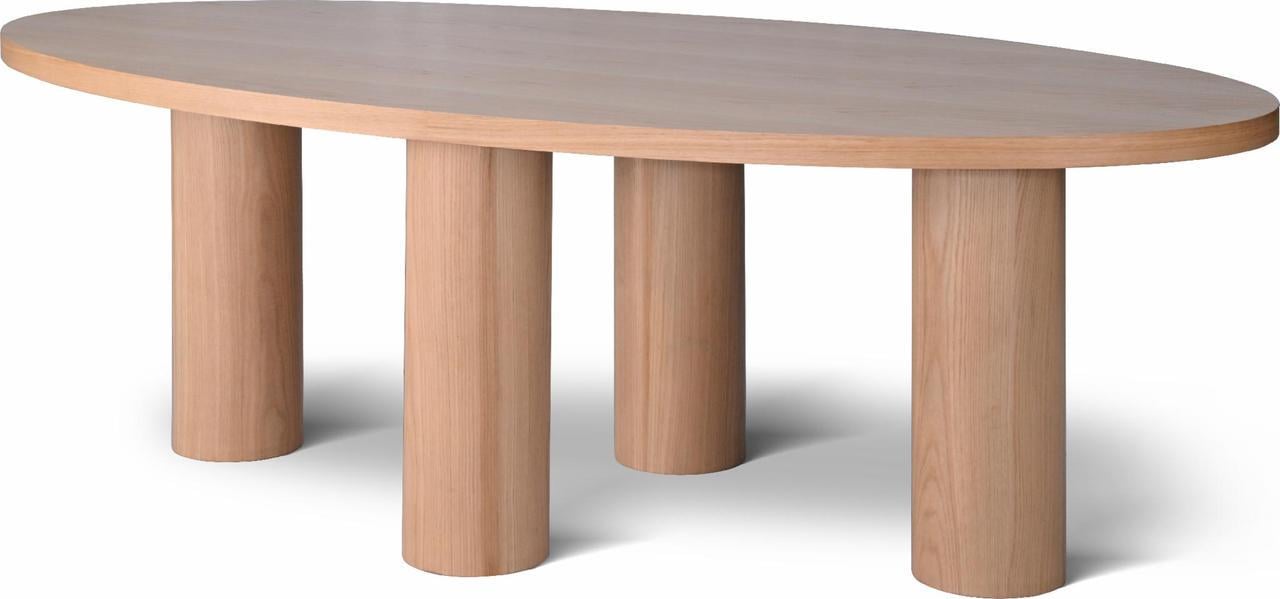 Стол обеденный Silveri 10 мест 220 см Oak nature top and base (13988)