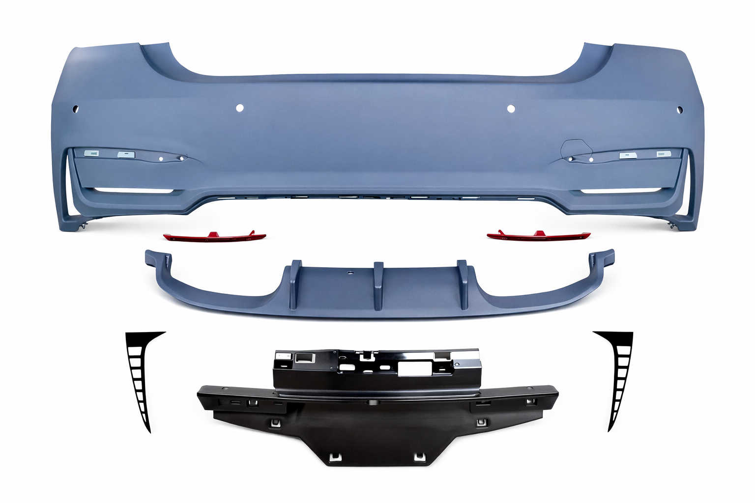 Бампер задній GBT в стилі M4 F82 для BMW 4 серія F32/F33/F36 2012-2020 рр. abs-пластик під фарбування (188485) Бампер задній GBT в стилі M4 F82 для BMW 4 серія F32/F33/F36 2012-2020 рр. abs-пластик під фарбування (188485)