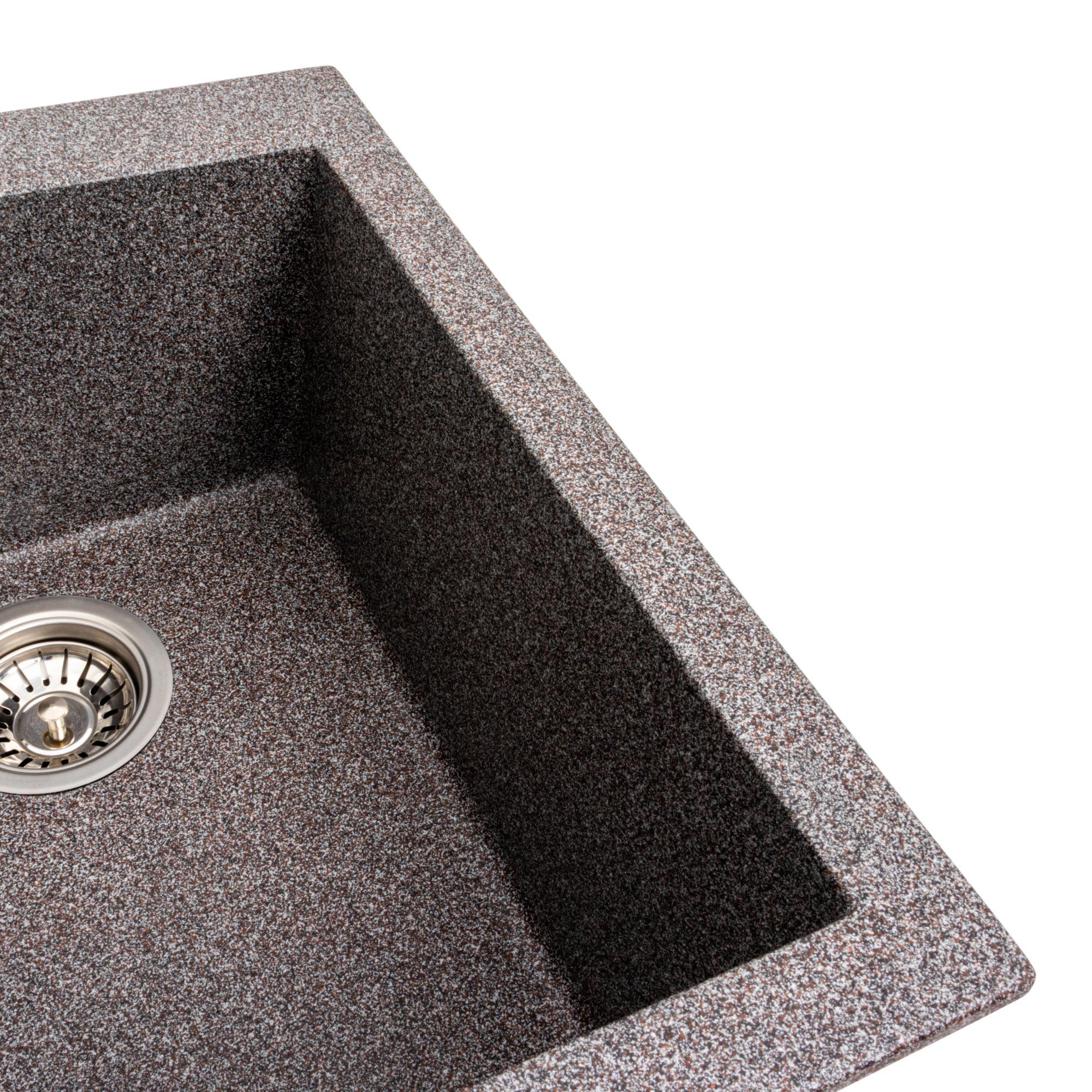 Мийка гранітна для кухні Platinum 4150 SOKIL матова - фото 3 Мийка гранітна для кухні Platinum 4150 SOKIL матова - фото 3