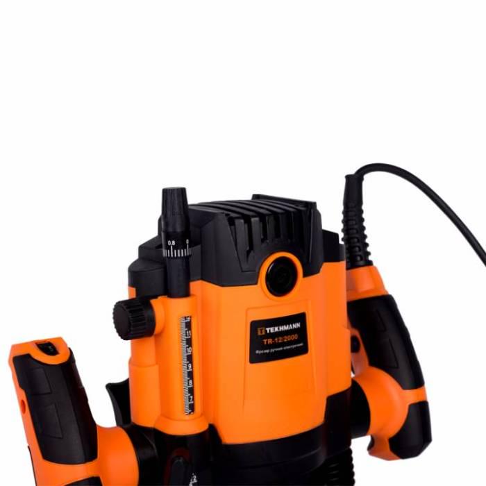 Фрезер електричний ручний Tekhmann TR-12/2000 2000W по дереву Orange (850982) - фото 2 Фрезер електричний ручний Tekhmann TR-12/2000 2000W по дереву Orange (850982) - фото 2