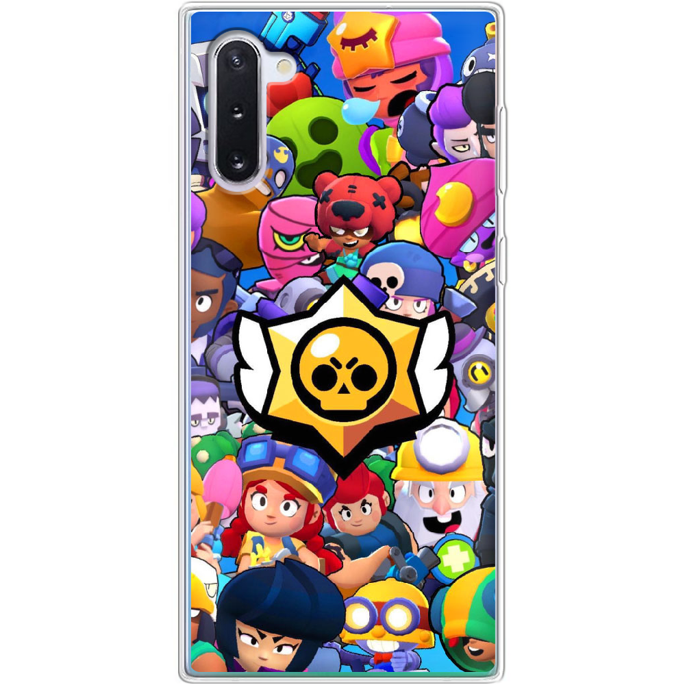 Чохол Boxface Samsung N970 Galaxy Note 10 Brawl Stars Прозорий силікон (37407-up2389-37407)