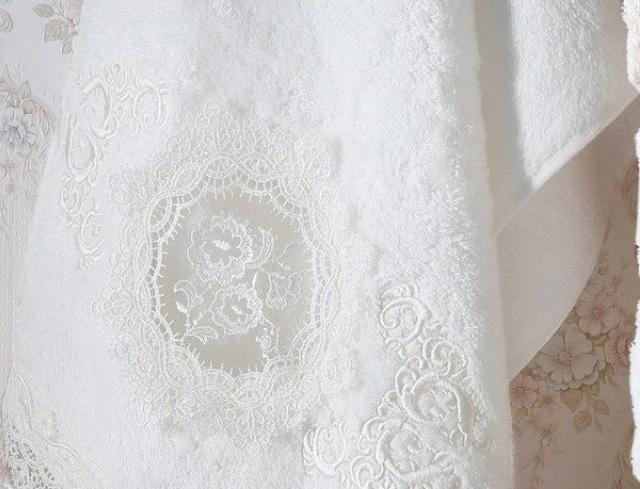 Набір рушників Pupilla Olivyum 3D з гіпюром 6 шт. 50х90 см - фото 3