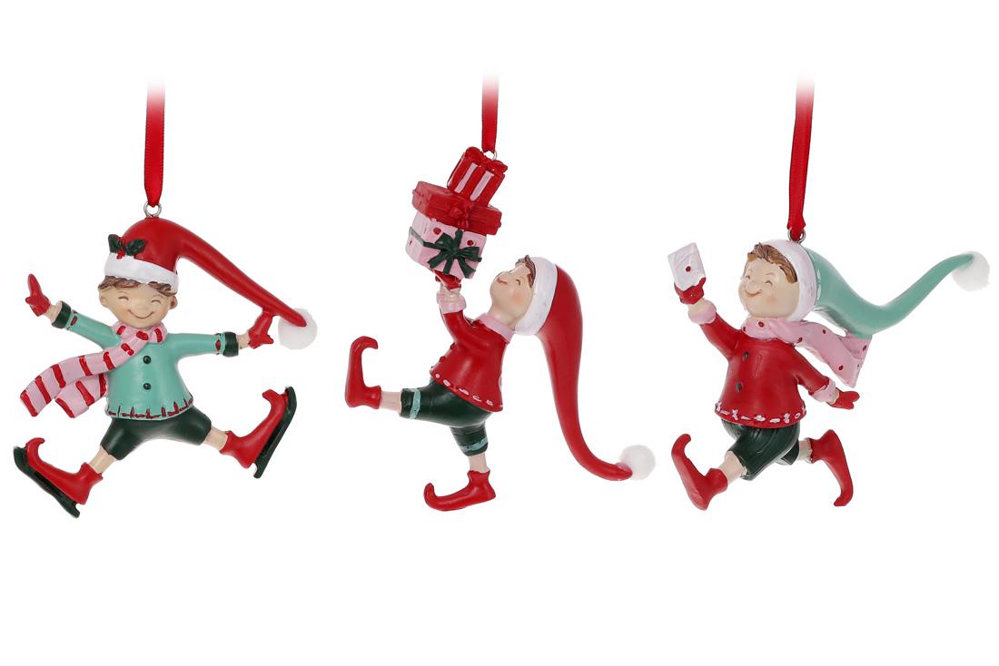 Новогодняя подвеска BonaDi 3 шт. (838-402)