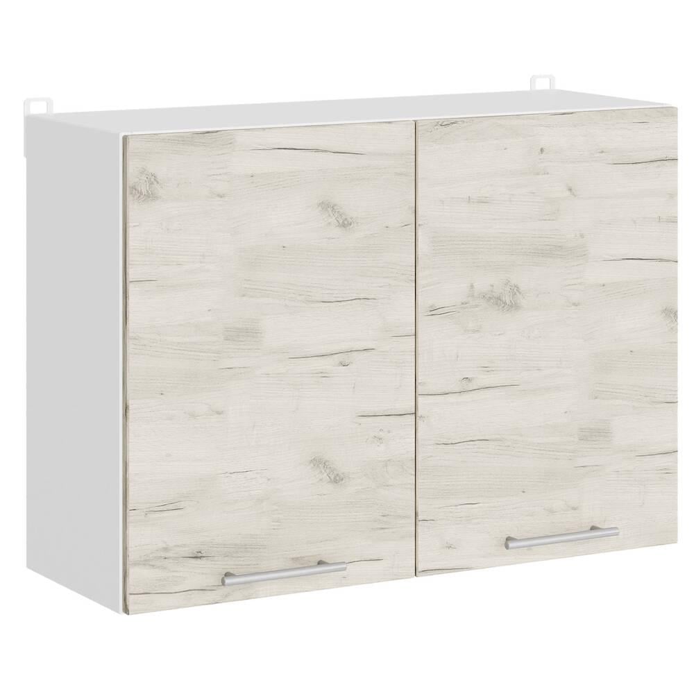 Модуль кухонный верхний Еверест Эко 800 80х30х58 см Дуб крафт белый/Белый (DTM-071003)