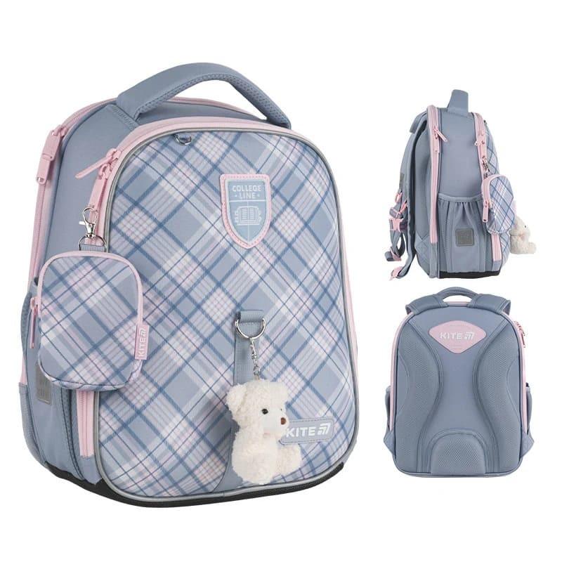 Школьный рюкзак каркасный KITE Education 555 College Line Girl 14 л Серый (K25-555S-6) - фото 2 Школьный рюкзак каркасный KITE Education 555 College Line Girl 14 л Серый (K25-555S-6) - фото 2