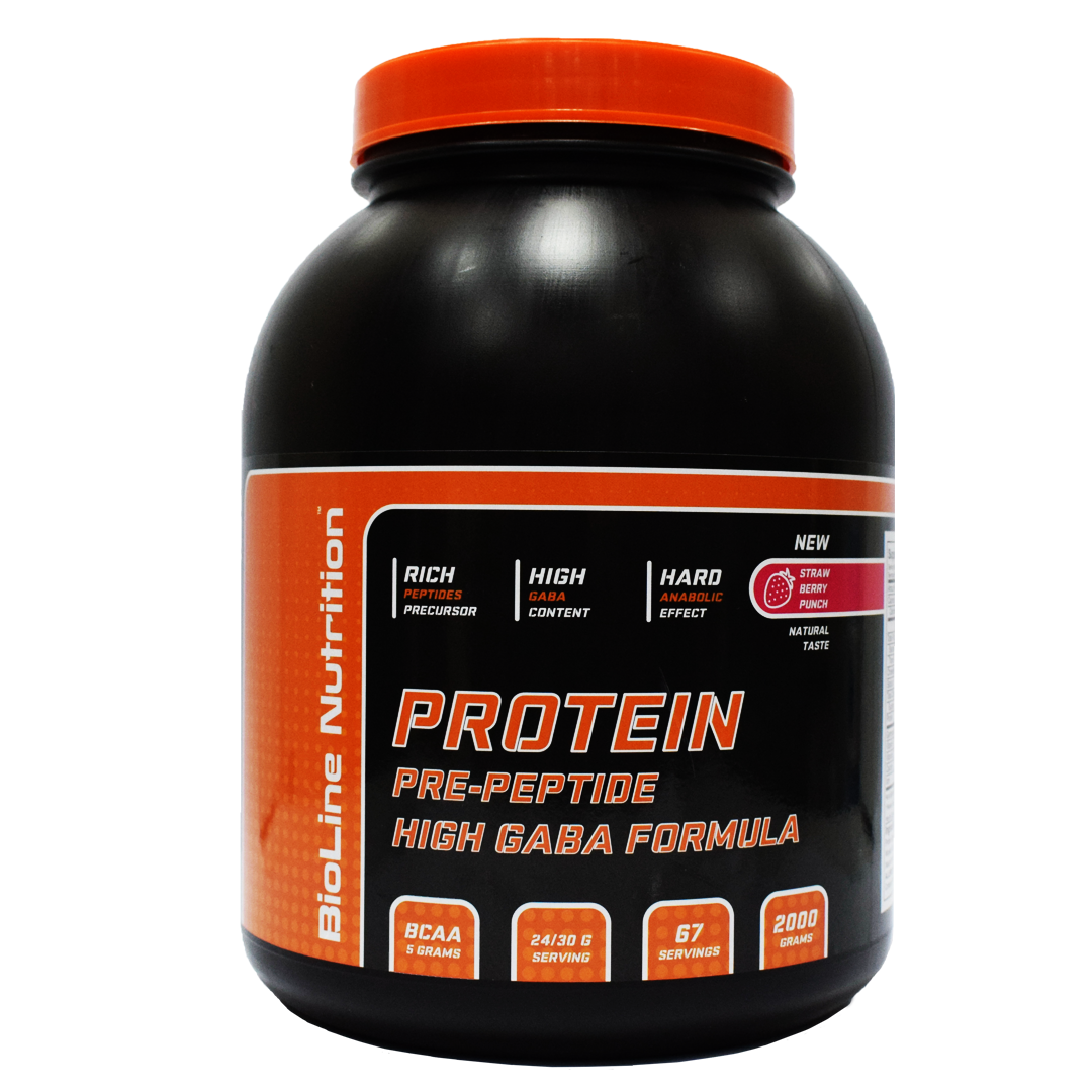 Протеїн BioLine Nutrition High Gaba Formula Суниця 2 кг