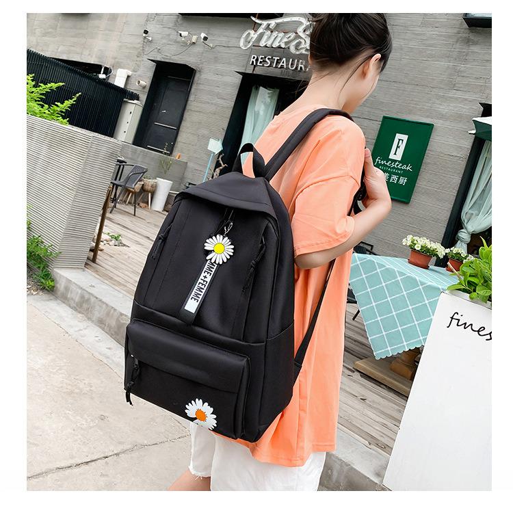 Школьный рюкзак для девочки Ромашка HOMME+FEMME 4в1 5-11 класс Черный (27667941) - фото 3 Школьный рюкзак для девочки Ромашка HOMME+FEMME 4в1 5-11 класс Черный (27667941) - фото 3