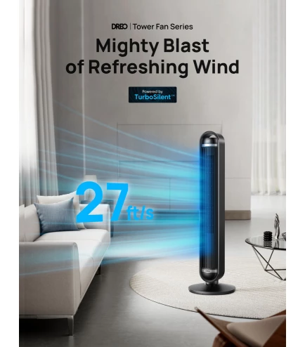 Вентилятор Dreo DR-HTF011S Black - фото 6