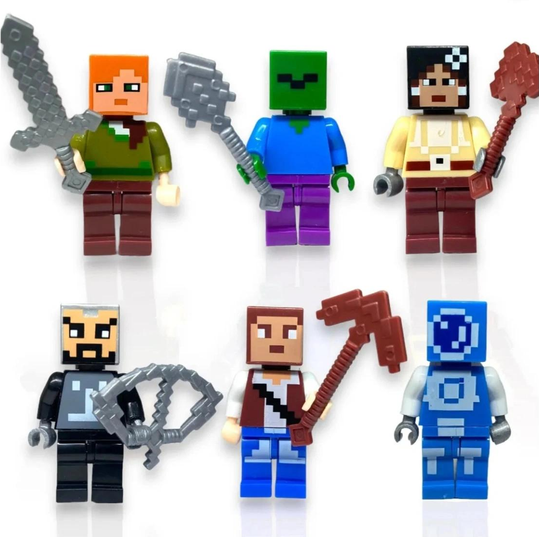 Конструктор магнітний майнкрафт Magnetic Cube сакура біля озера 224 дет. (10366) - фото 3