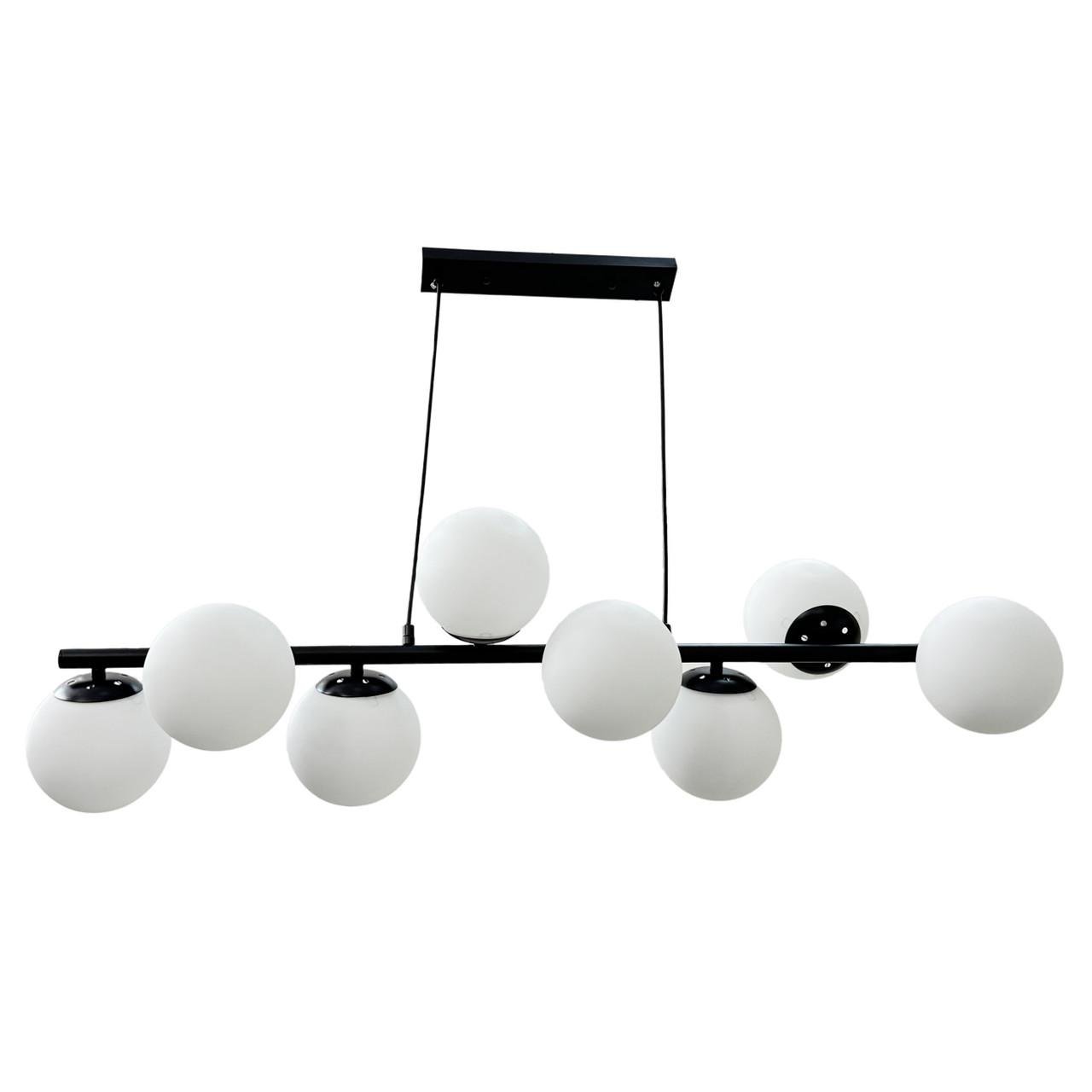 Люстра підвісна MS-09696/8 BK+WH Numina Молекула Білий (2439308469)