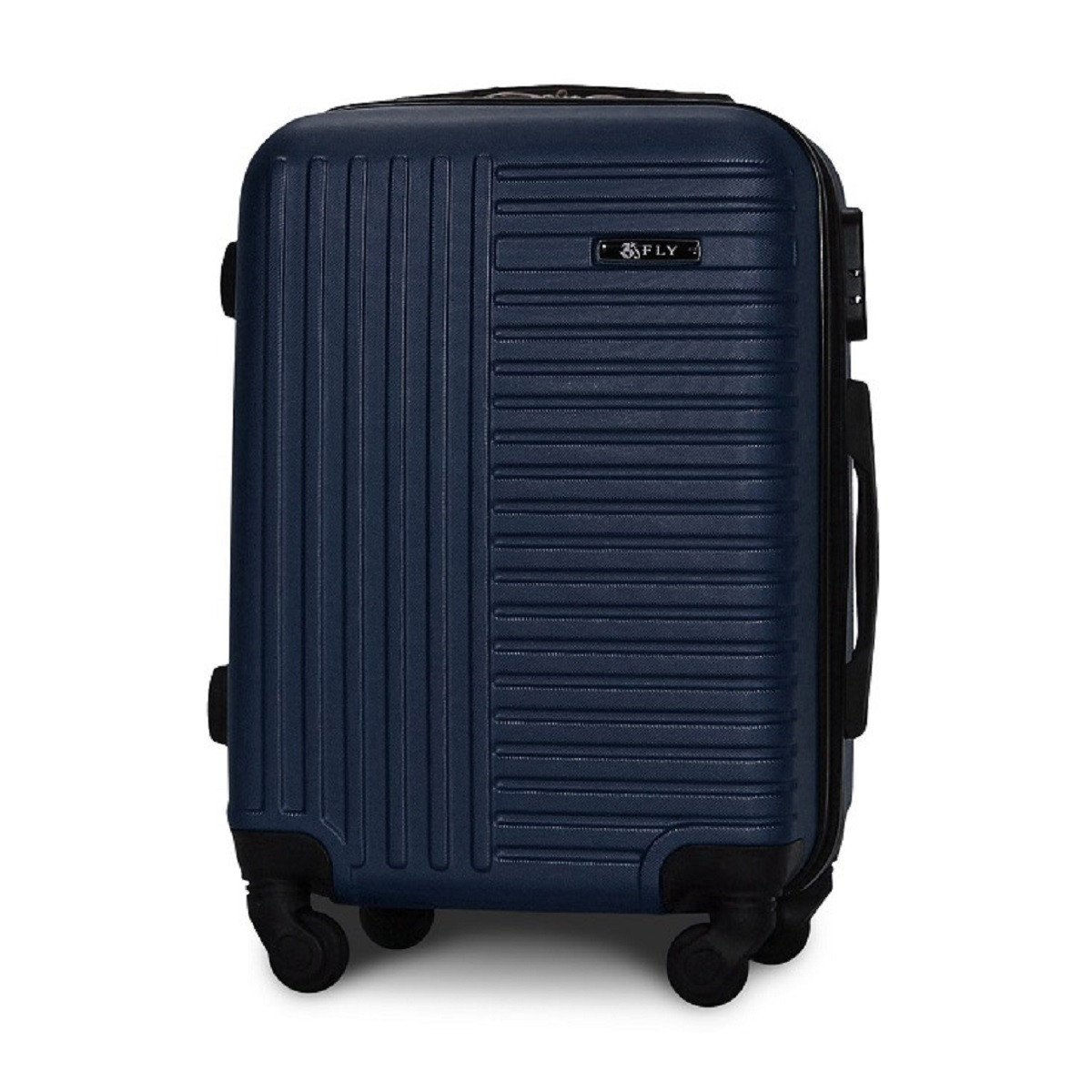 Валіза ручна поклажа Fly 1096 мала на 4 колесах 54х37х22 см Темно-синій